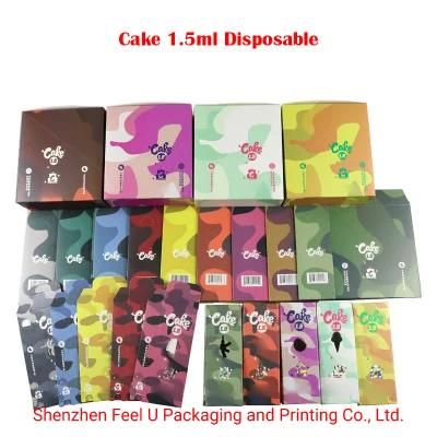 USA Hot Selling 1.5ml Cake Pod Vape 15colors with Package