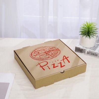 Custom Logo Eco Friendly Cartoon Printed Corrugated Cardboard Paper Pizza Box