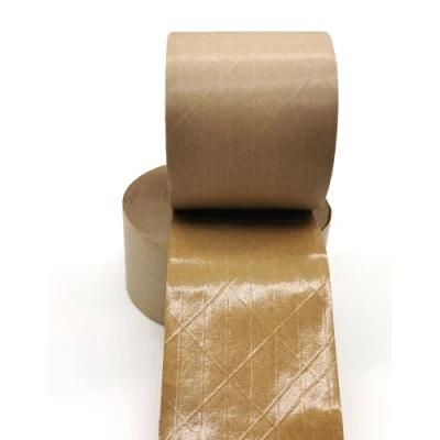 Factory Direct Biodegradable Water Activated Brown Kraft Gummed Paper Tape