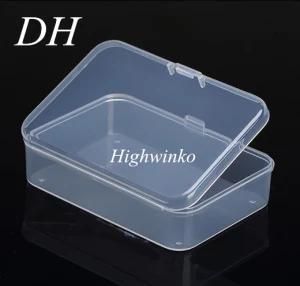 OEM Food Grade Plastic Clear Box with Lock Clip