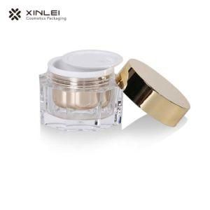 15g Gold Luxury Cosmetic Jar Cosmetic Packaging Round Cosmetic Bottle