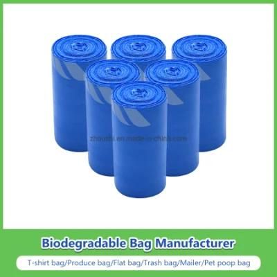 China 100% Biodegradable Bags Compostable Waste Garbage Bags Manufacturer/Supplier/Wholesale/Factory