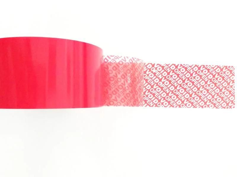 Total/Partial/Non Tranfer Tamper Evident Void Security Tape Packing Tape