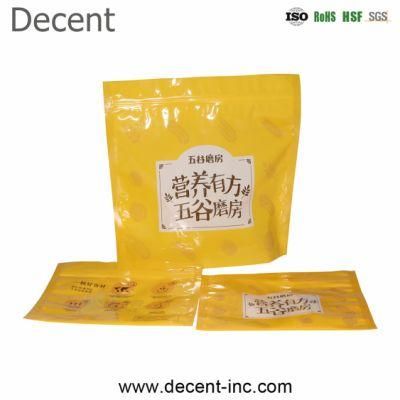 Custom Print Plastic Food Flexible Packaging Bags Stand up Zip Lock Resealable Bags