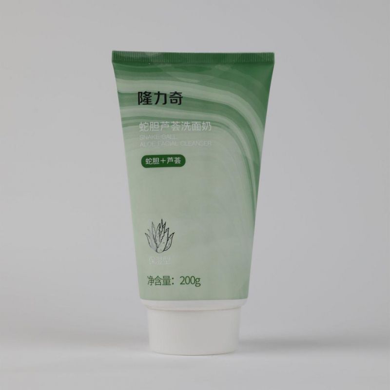 Eco-Friendly Scrub Cleanser Hose Highlight Plastic Compound Tube Skin Care Packaging