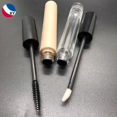 Wholesale Eyeliner Mascara Empty Round Lipstick Container Glass 10ml Cosmetic Lip Gloss Tubes