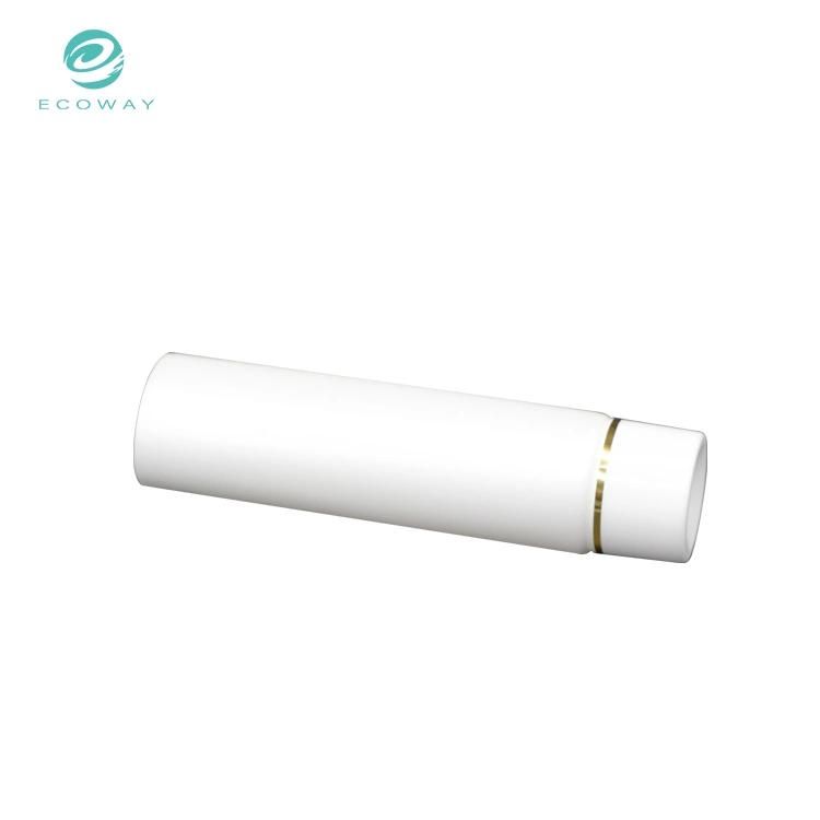 White Screw Cap a Circle of Bronzing White Bare Tube PE 45ml Custom Logo Bb and Cc Cream Tube