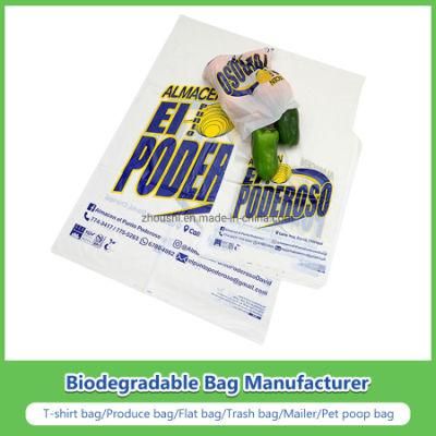 PLA+Pbat/Pbat+Corn Starch Biodegradable Bags, Compostable Bags, Supermarket Bags for Supermarket