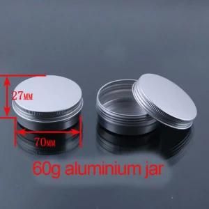 60g Hand/Facial Cream Aluminium Screw Capcontainer/Jar/Cans