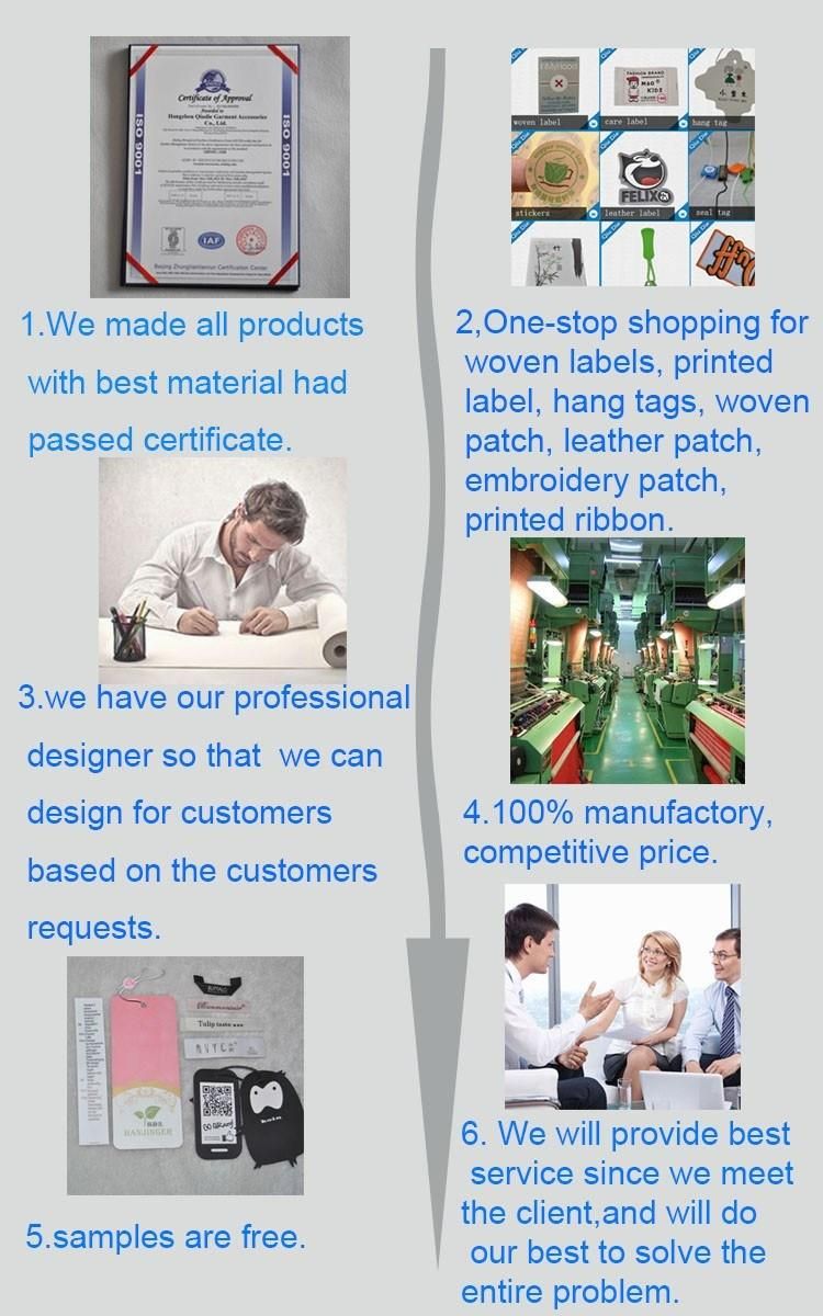 China Factory Supply Fancy Product Brochure/Hangtags