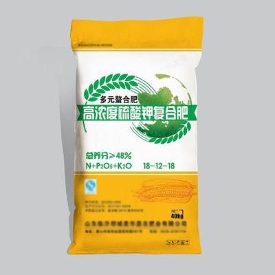 Promotional Waterproof 25kg 50kg BOPP Laminated Biodegradable PP Woven Bag Fertilizer Bag