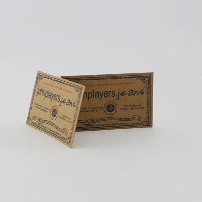 Customized Square Thin Cutout Leather Label