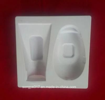 White PS Cosmetics Flocking Blister Try