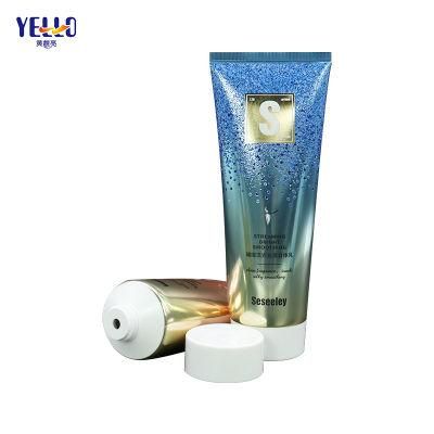 Custom Pink or Blue Metallic Cosmetic Tube 2 Colours Laminated Cosmetic Tube