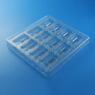 Custom Design Plastic Antistatic Black Thermoform ESD Tray for Electronic Chips