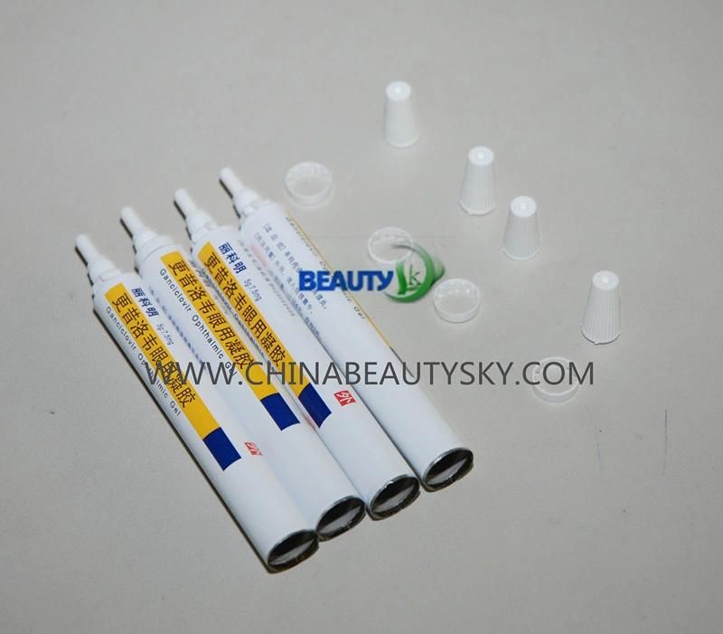 Collapsible Aluminum 19mm 15ml Pharmaceutical Packaging Laminated Tube Aloe Tube