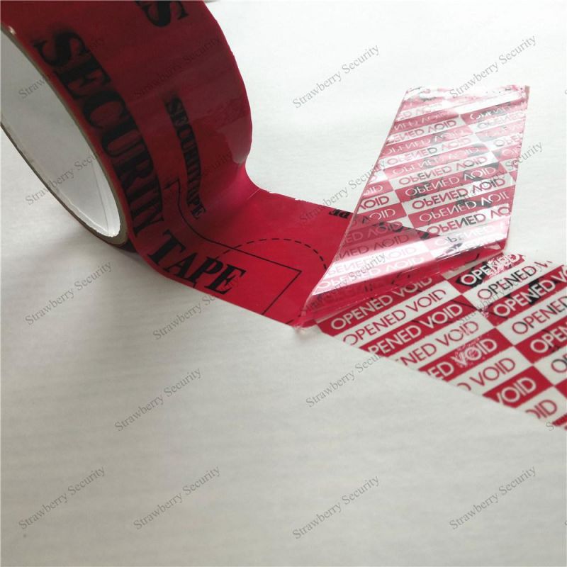 Pet Tamper Evident Tape for Carton Sealing