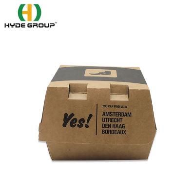 Modern Stylish Food Container Disposable Compostable Hamburger Box Bento Box