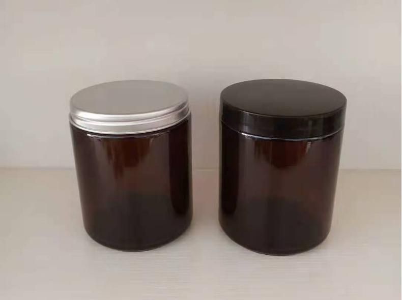 200g Big Container Amber Glass Jar Candle/Wax Jar Fragrance Cup