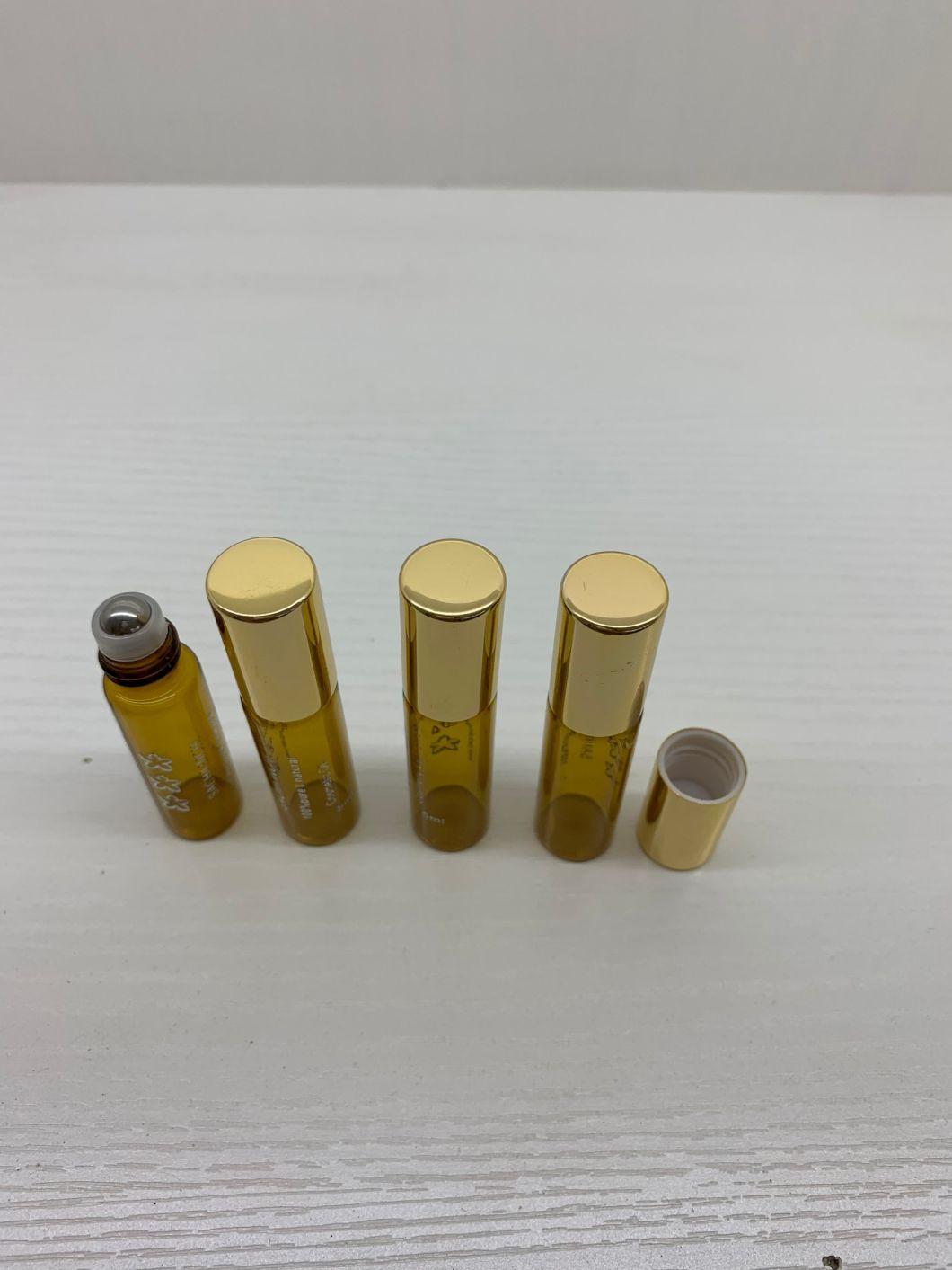 3ml 5ml 10ml Glass Roll on Bottles Amber Empty Essential Oil Glass Bottle