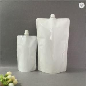Flexible Liquid Packs Plastic Stand up Spout Pouch with Nozzle
