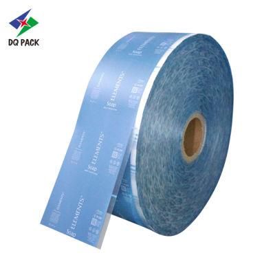 Custom Printed Plastic Laminated Films Hand Soap Bar Wrapper Wet Cleansing Sanitary Adult Baby Tissue Packaging Film Roll