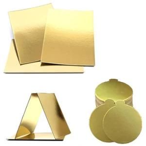 Round Square Cake Base Board Silver Golden Board