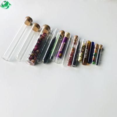 12mm 13mm 15mm 16mm 18mm Test Tube Glass with Cork for Pre Roll Packaging Storage Container