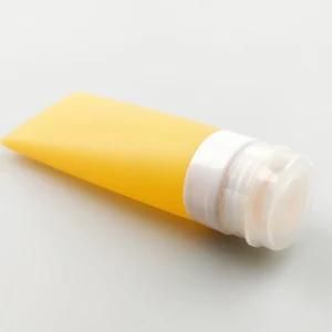 Jumbo Toothpaste-Shaped Portable FDA/LFGB Food Grade Silicone Travel Bottles, Orange
