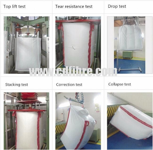 Cross Corner Type-C FIBC Big Bulk Bag with Filling Spout