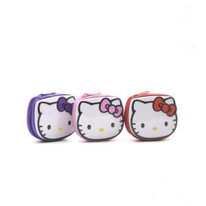 Cat Shape Zipper Box Cute Small Metal Tin Boxes with Thick Handles