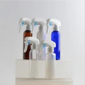 150ml Pet Plastic Round Shoulder Hand Trigger Mist Spray Cleaning Bottle