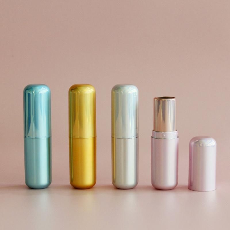 Empty Lipstick Container Round Colorful Lipstick Tubes Cosmetic Packaging