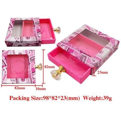 Creative New Eyelashes Packaging Boxes Diamond Handle