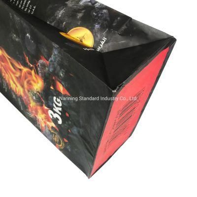 3kg 5kg 3ply BBQ Kraft Charcoal Packaging Paper Bags