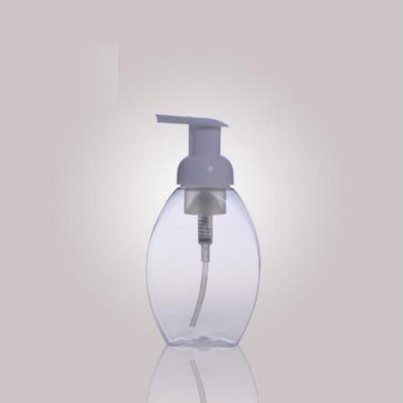 300ml Flat Shape Pet Foaming Bottle for Shampoo and Hand Sanitiser
