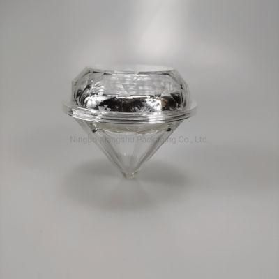 30g Luxury Transparent Acrylic Diamond Cream Jar for Eye Cream