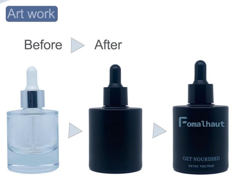 Fomalhaut Refillable 50g as PMMA Clear Plastic Facial Scrub Jar