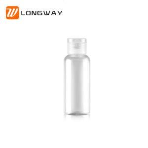 50ml Round Shoulder Bottle with Flip Top Cap