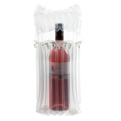 Stock Free Sample Custom Inflatable 750ml Red Wine Bottle Airbags Shockproof Strong Packaging