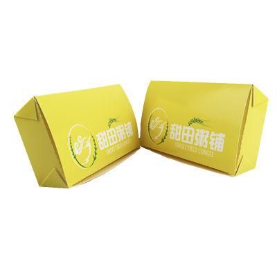Custom Disposable Water Proof Takeaway Porridgeand Lunch Food Packing White Cardboard Box