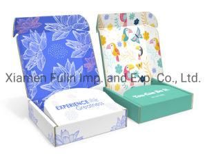 Custom Printed Reusable Patterned Clothing T-Shirt Mailing Shipping Packaging Box