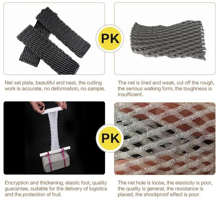 White Foam Fruit Package Mesh Sock Tube Net for Metal