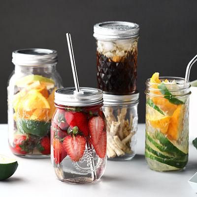 Professional Food Beverage Honey Packing Glass Mason Jars in Bulk