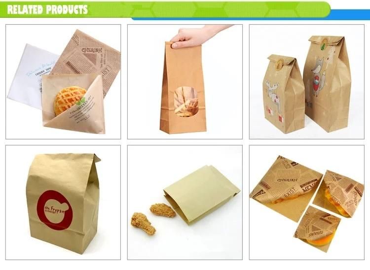 Promotional Food Packaging Aluminium Foil Paper Bag Kebab Chicken Bag