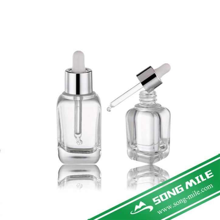 20/400 18/410 White/Shiny Gold Glass Dropper for Serum