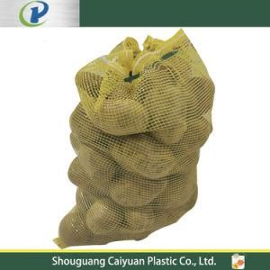 Drawstring Virgin PP/PE Plastic Mono Leno Net Bag Tubular Vegetable Onion Mesh Bag