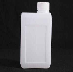 1L HDPE Square Chemical Solvent Bottle with Level Line