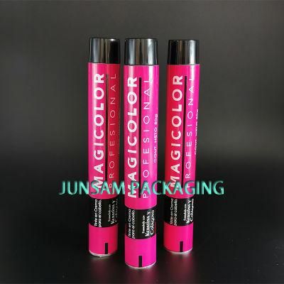 Cosmetic Packaging Aluminium Soft Collapsible Tube Glossy Shoulder Anti Strong Ammonia