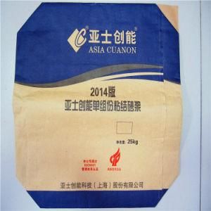 Kraft Paper Bag with Colorful Print for Cement Packaging